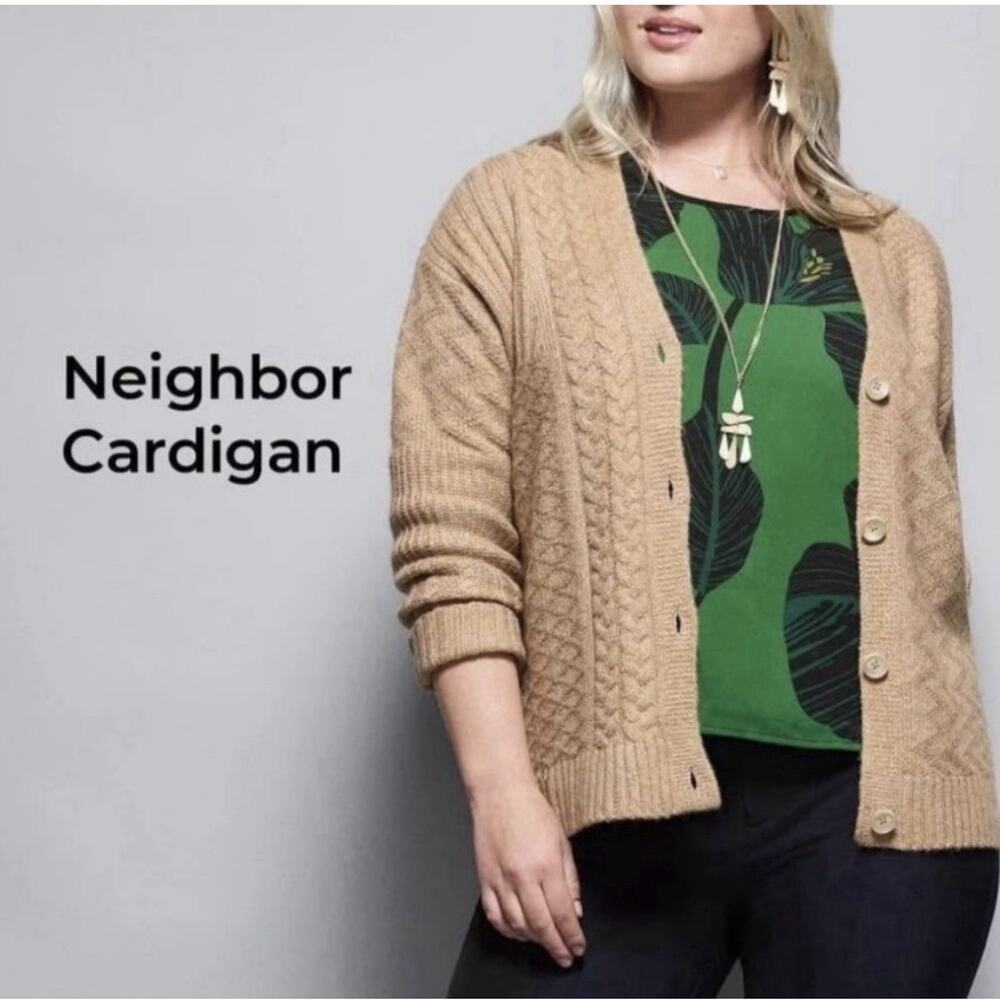 CAbi Neighbor Cardigan in Camel